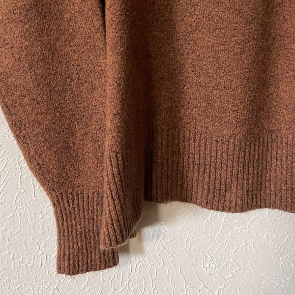 Treasure & Bond Rust & Black heathered pullover sweater, Size L - Picture 3 of 5
